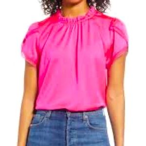 J.Crew Tulip Pink short sleeve top